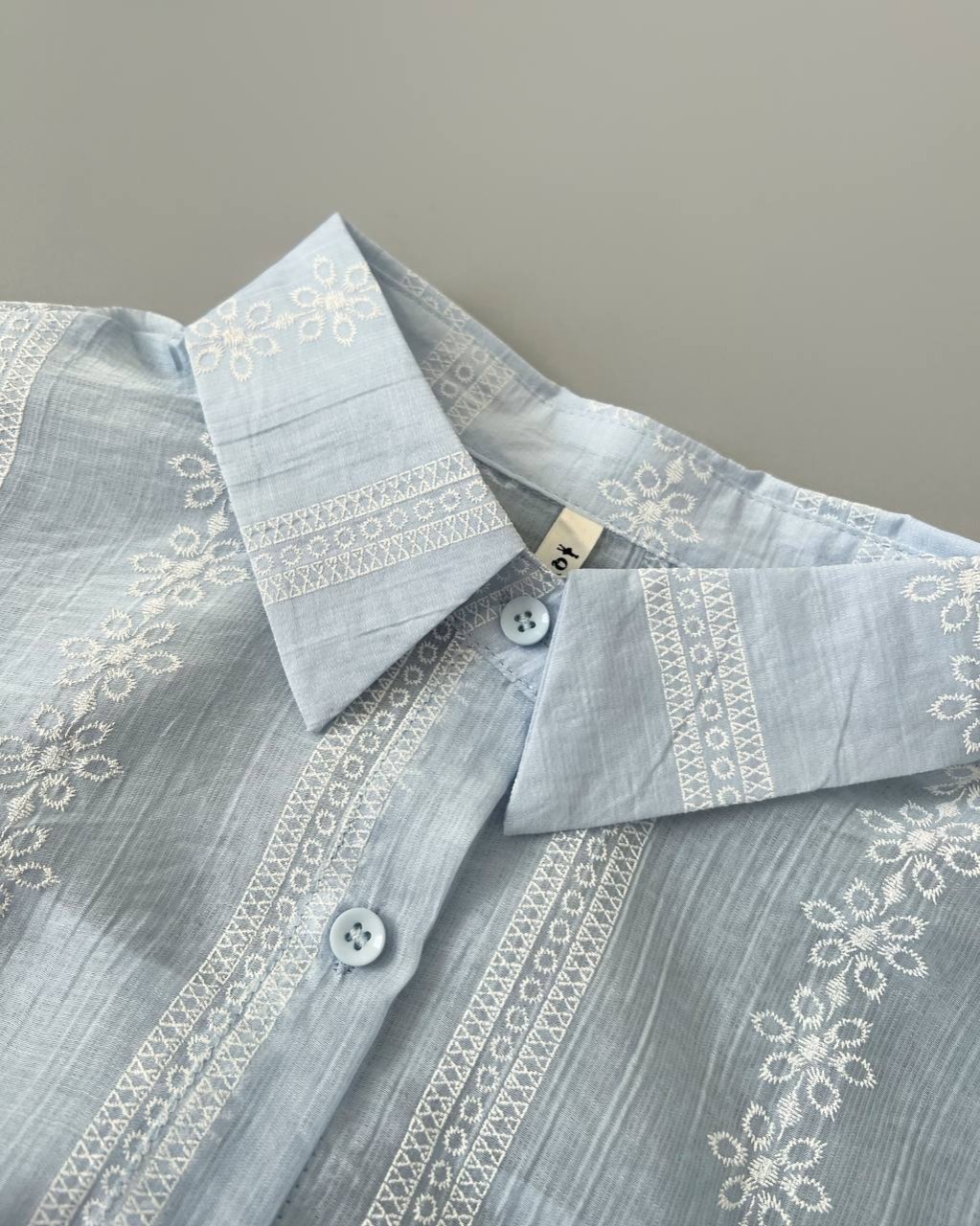 شومیز شیشه ای خامه دوزی کد 4996