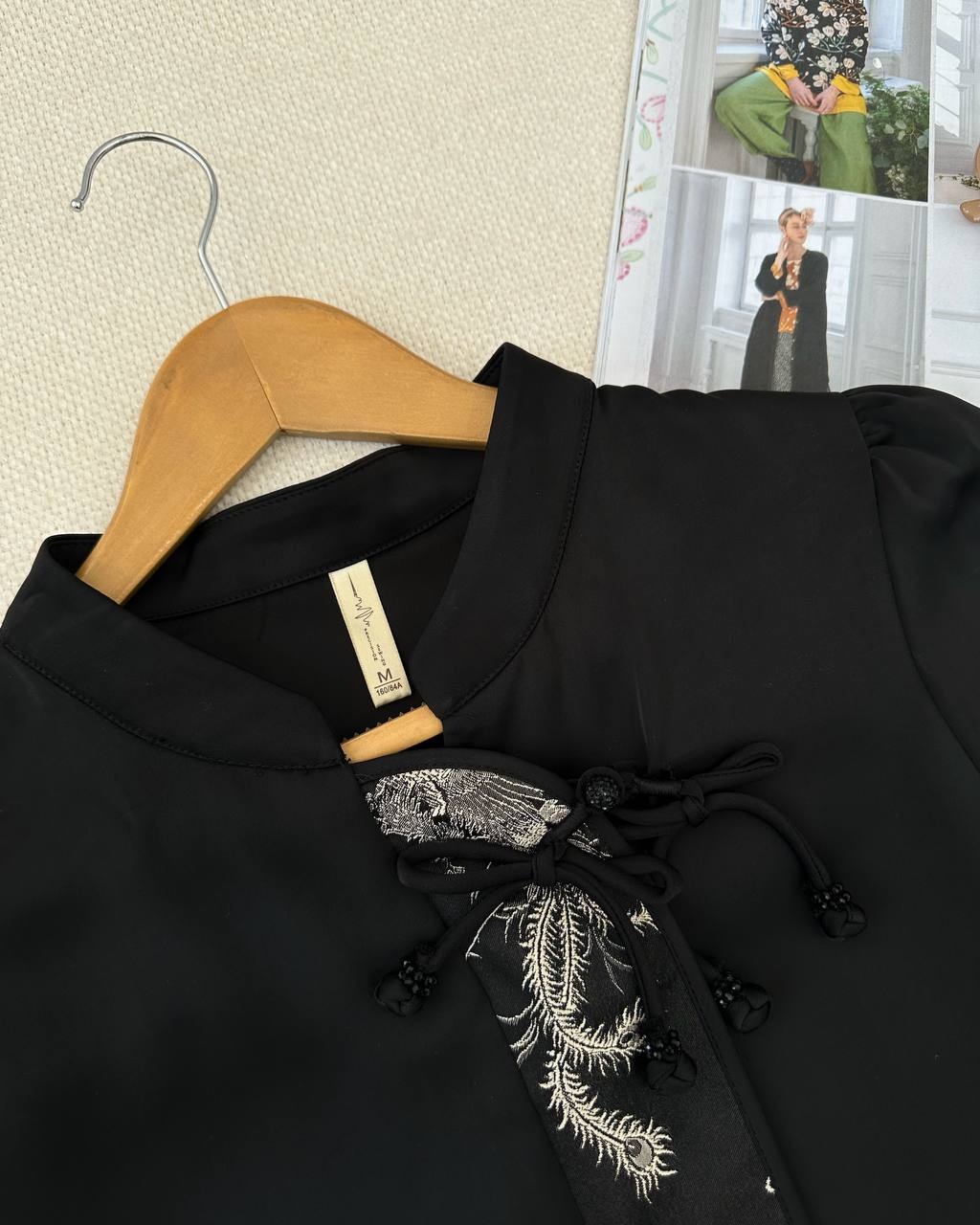 شومیز مشکی محرمی کد 4999