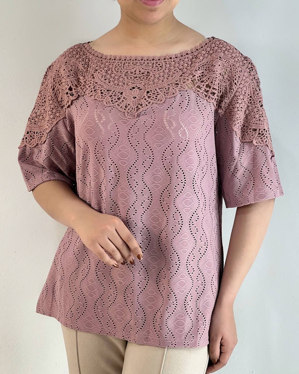 شومیز مراکشی بالا تنه دانتل کد 4713