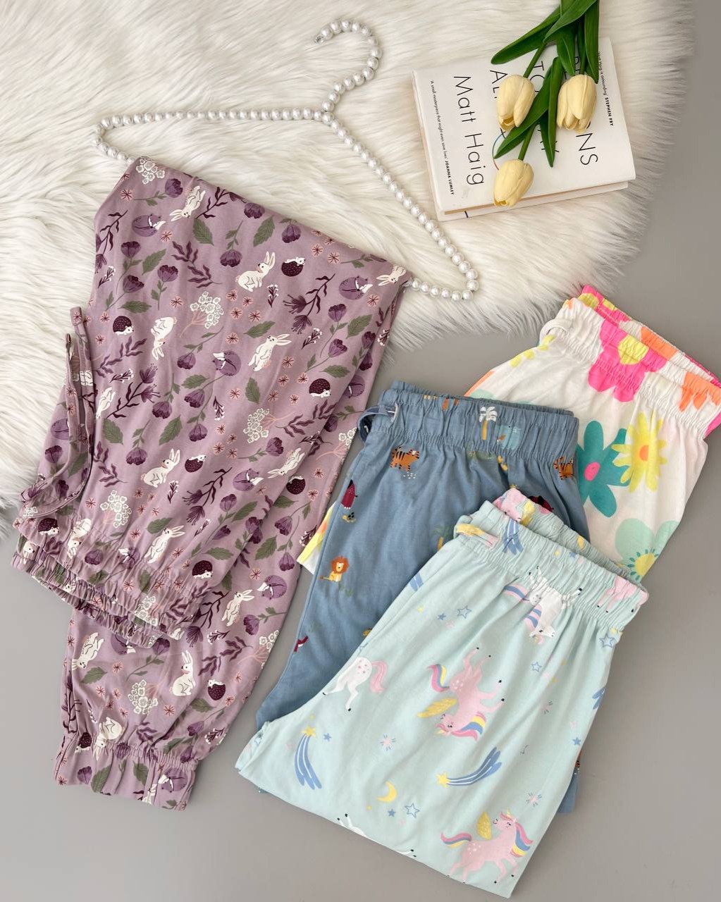 شلوار راحتی نخ پنبه اورجینال از برند اچ اند ام کد 5000