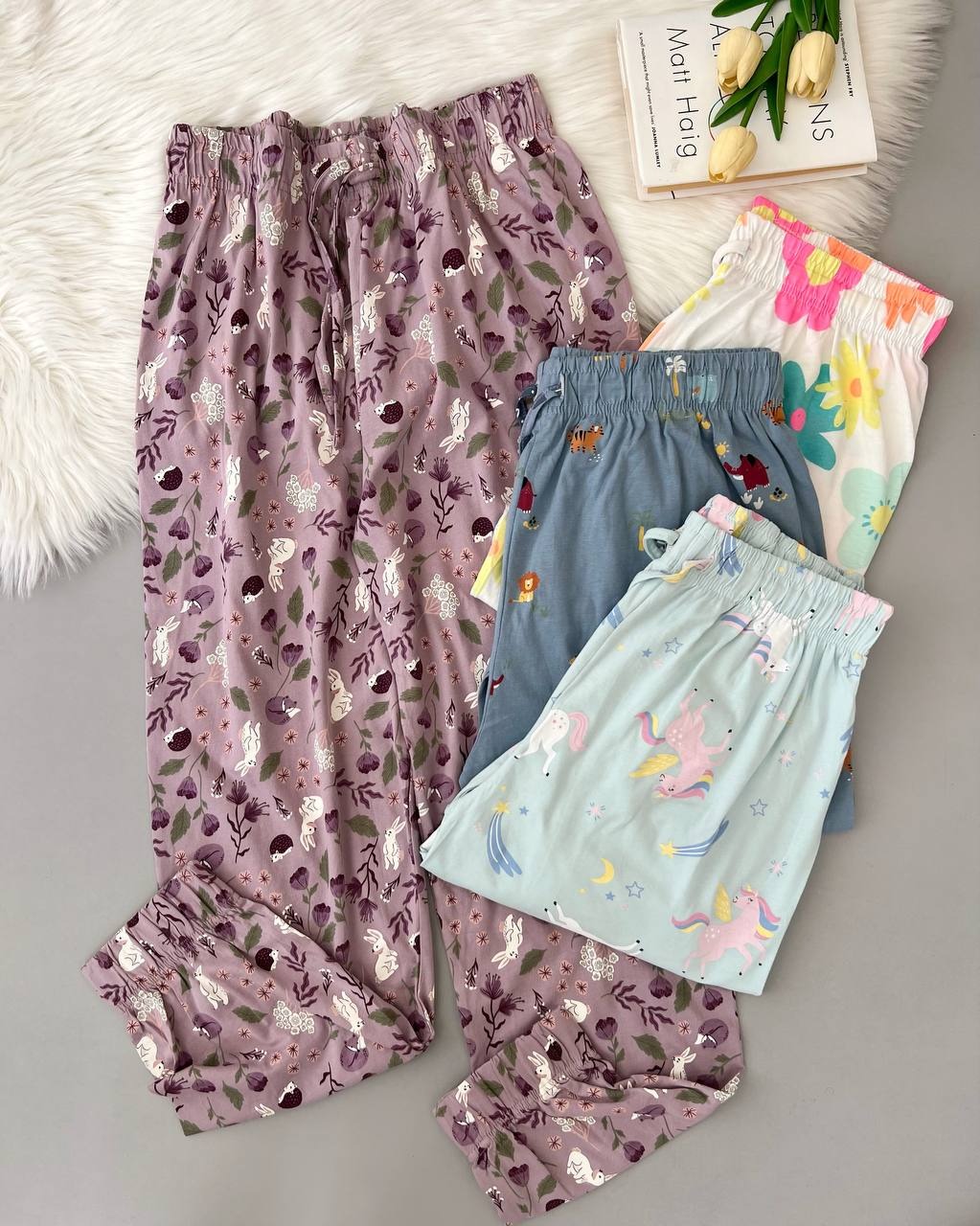 شلوار راحتی نخ پنبه اورجینال از برند اچ اند ام کد 5000