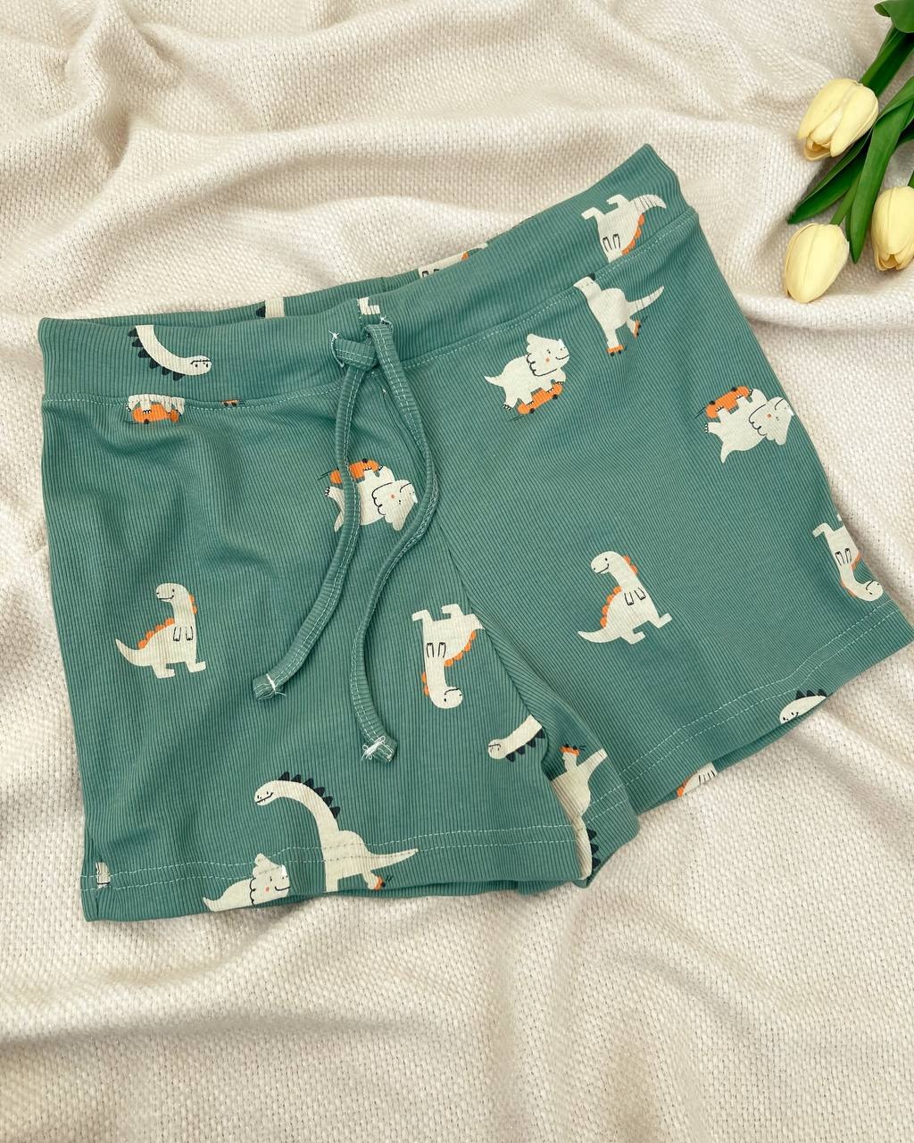 ست کراپ و شلوارک کبریتی کد 5007