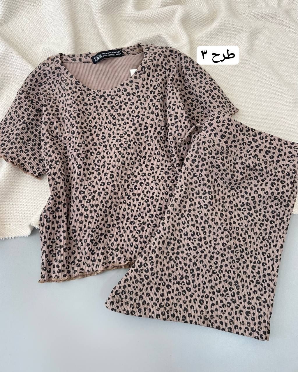 ست کراپ و شلوارک کبریتی کد 5007