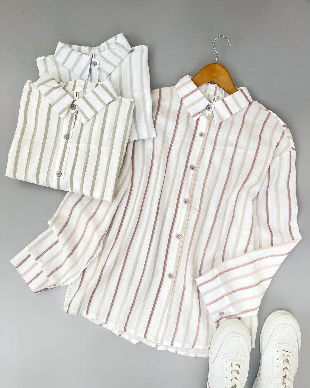 شومیز راه راه پری کد 5018