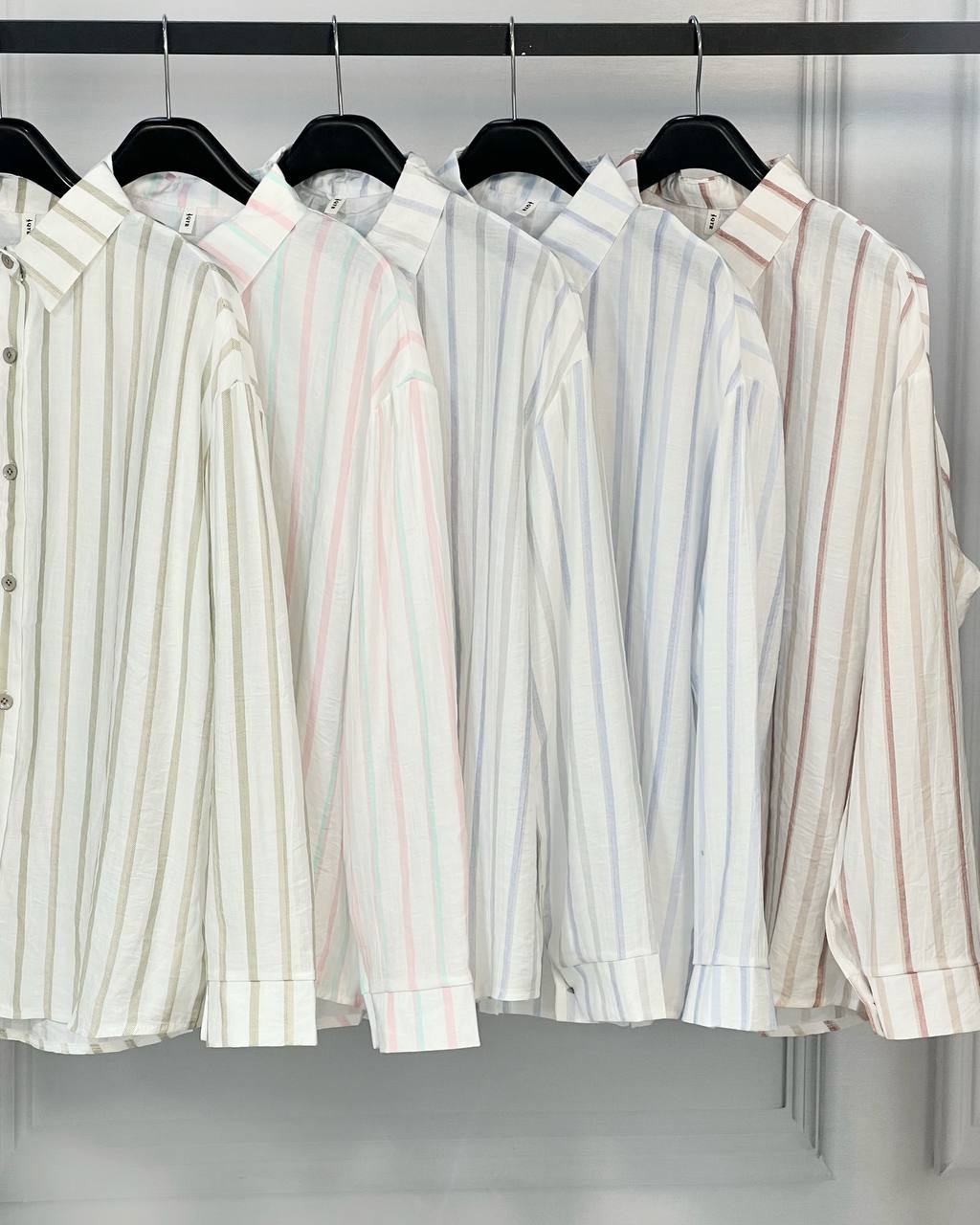 شومیز راه راه پری کد 5018