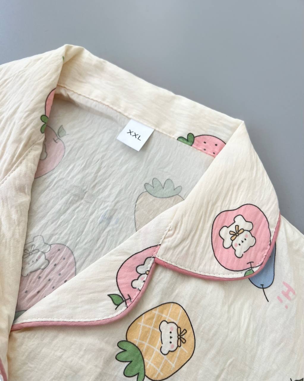 ست جلو دکمه موسلین کد 5019