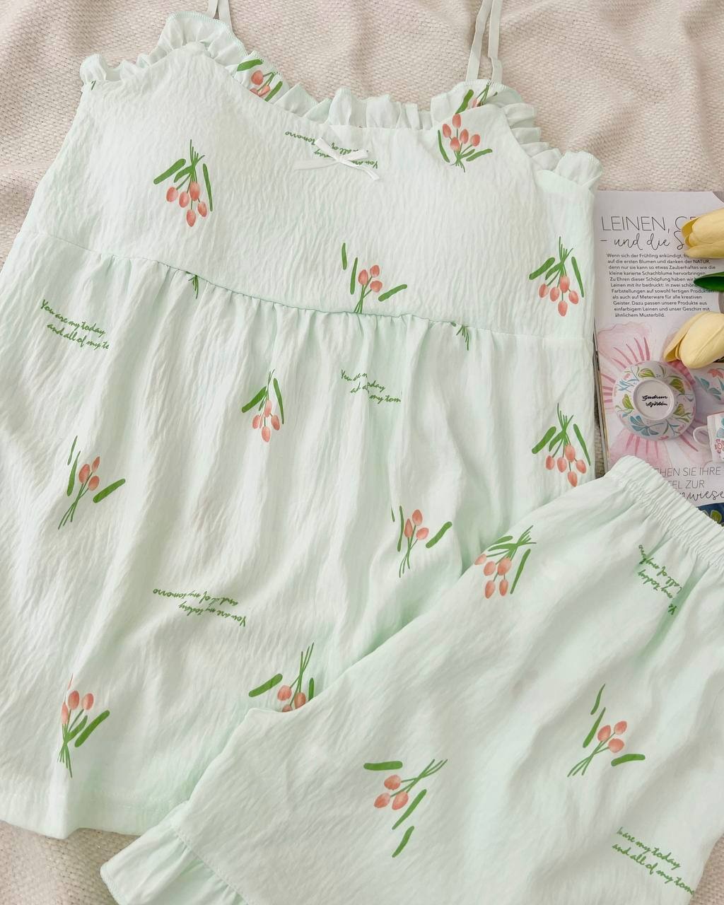 ست تاپ و شلوارک کد 5023