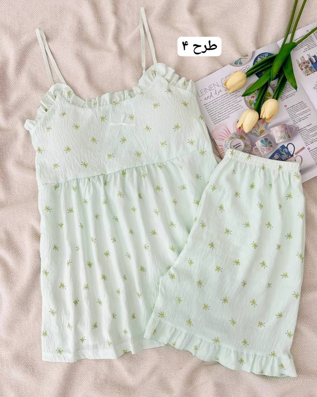 ست تاپ و شلوارک کد 5023