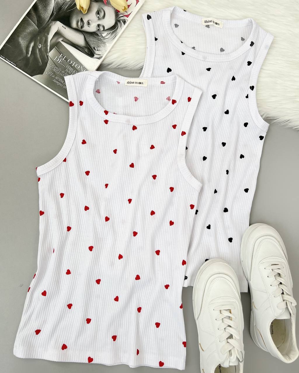 تاپ چاپ قلب و پاپیون کرکره ای کد 5026