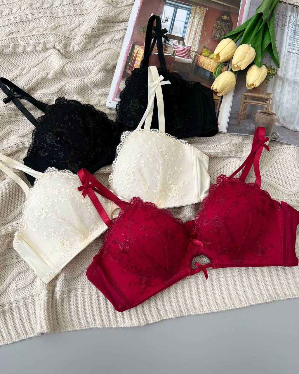 سوتین اسفنجی دانتل سفارش اروپا کد 5031