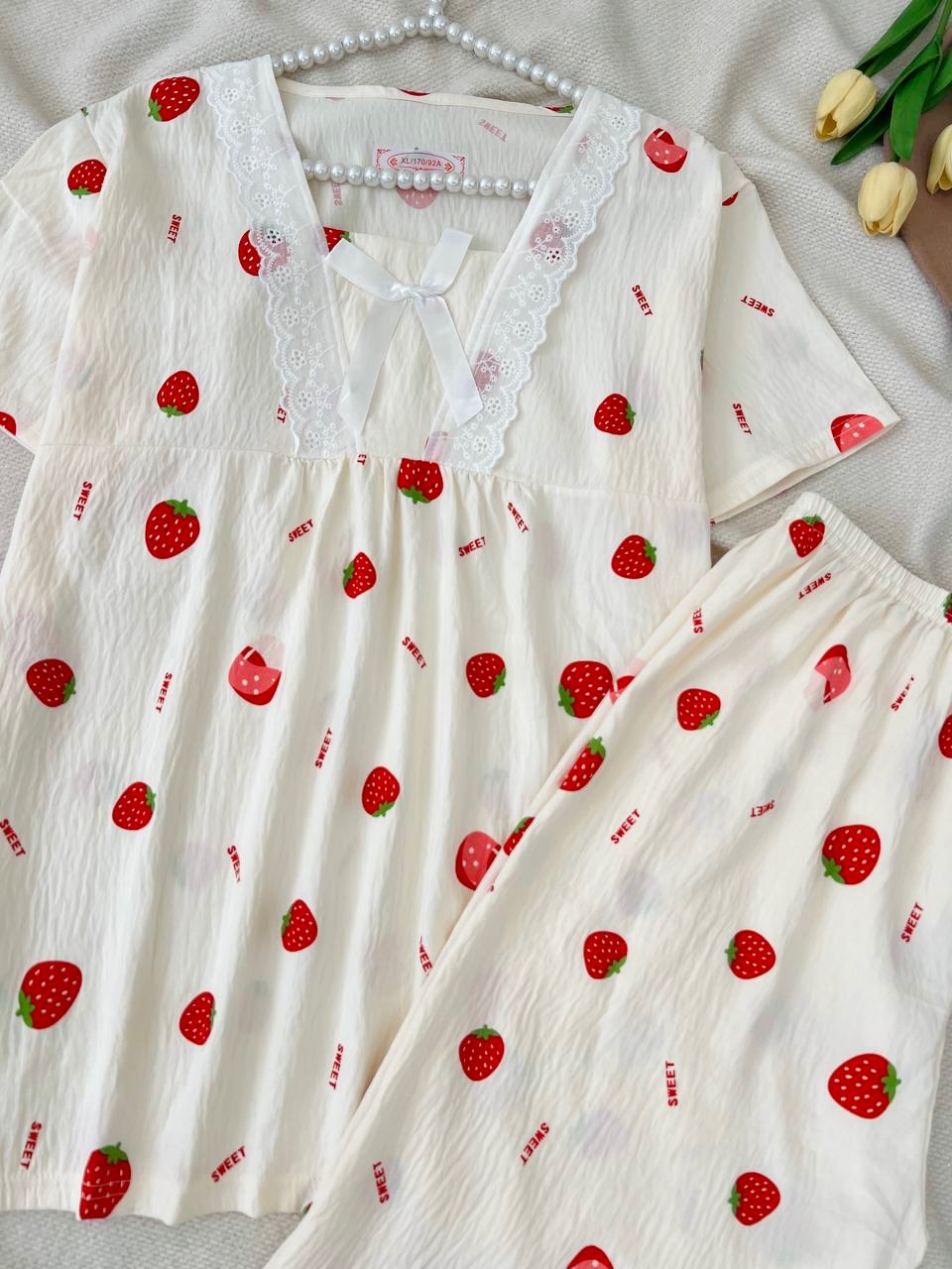 ست تیشرت و شلوارک موسلین کد5032