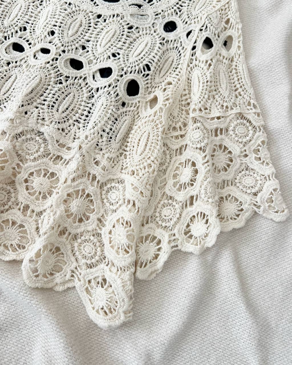 شومیز تمام قلاب بافی اورجینال 2 کد 5033