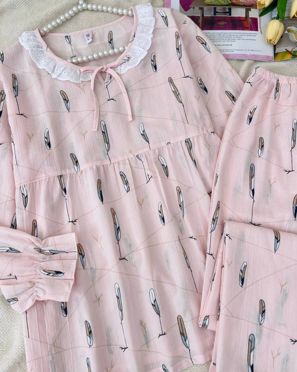 ست تیشرت و شلوار راحتی کد 5035