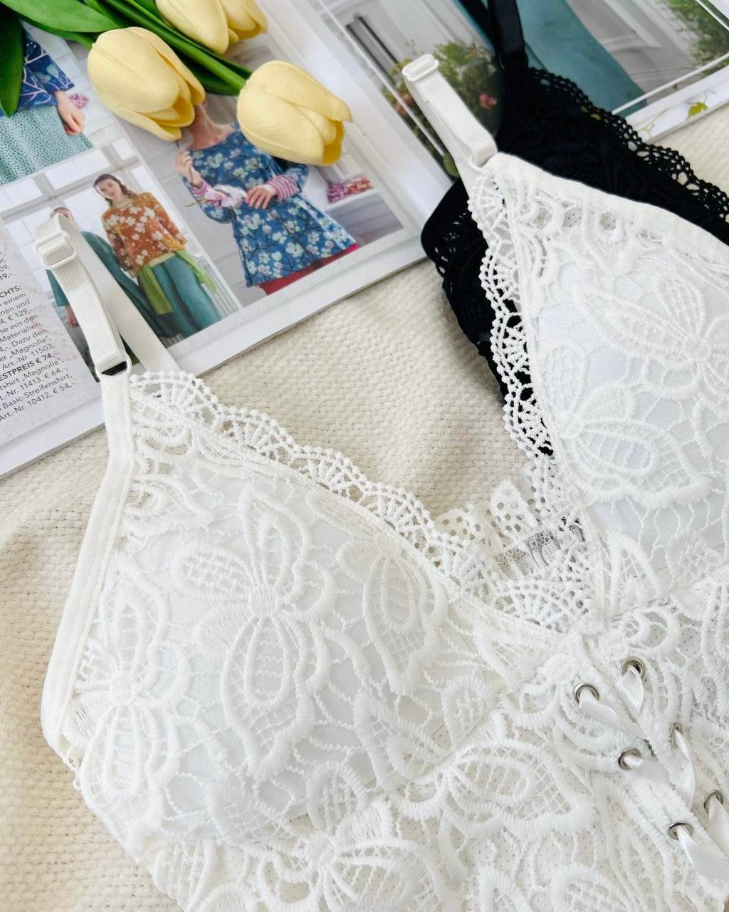 نیم تنه گیپور پشت کش کد 5040