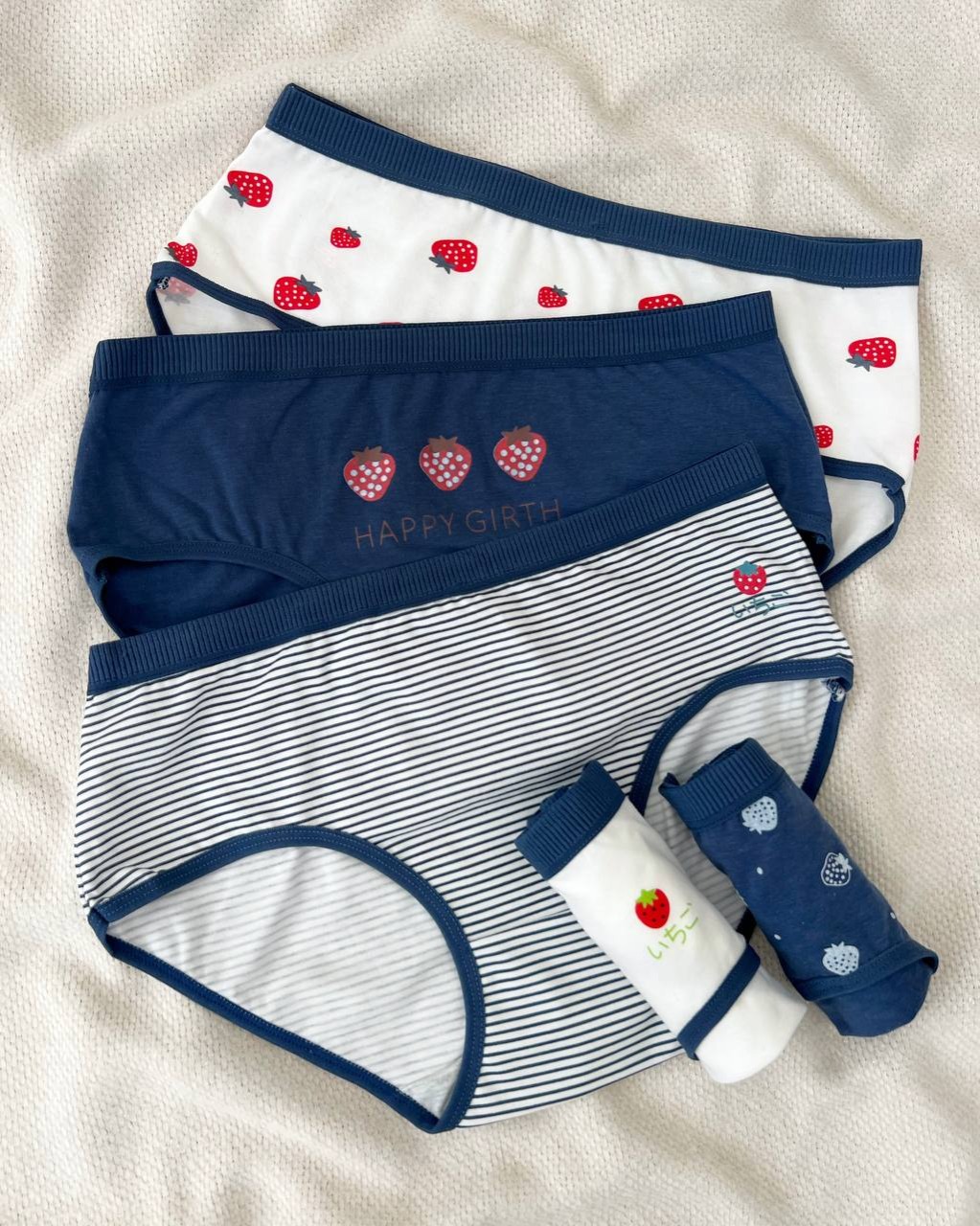 شورت نخ پنبه توت فرنگی کد 5044