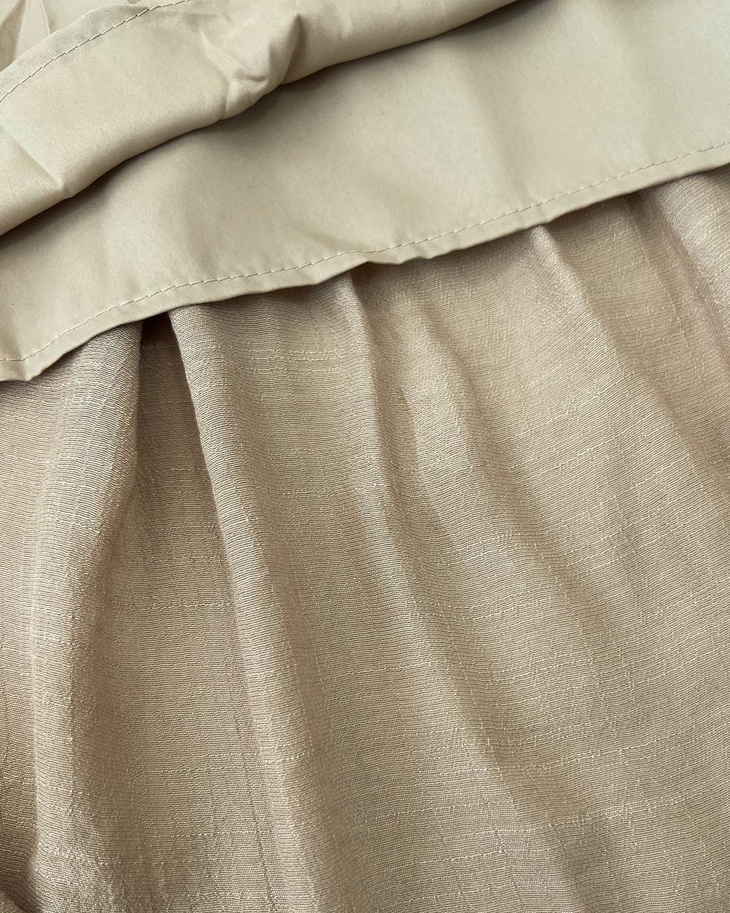 دامن تمام چین نخی بهمراه کمربند کد 5050