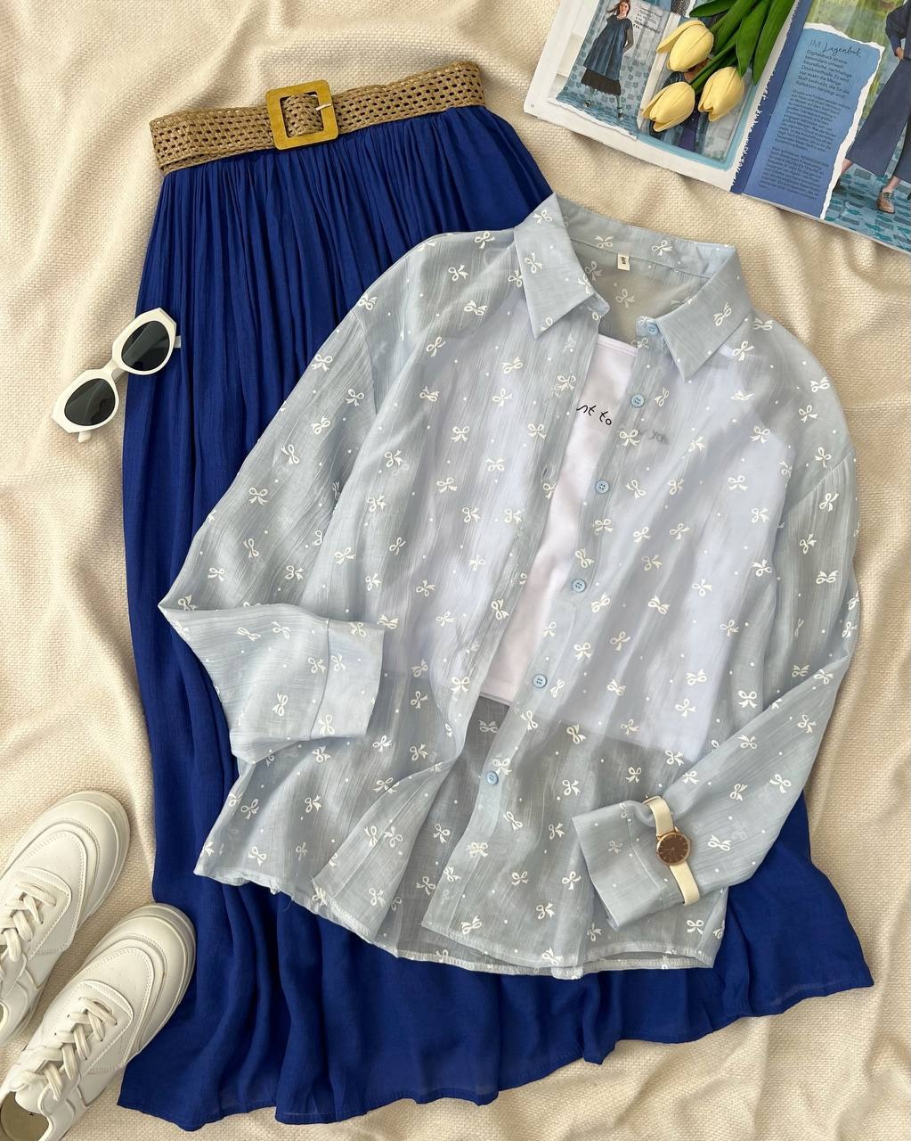 ست شومیز وتاپ کد 5055