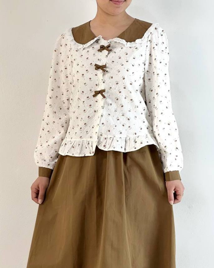 ست شومیز و دامن کد 5059