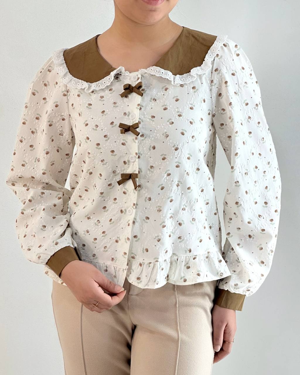 ست شومیز و دامن کد 5059