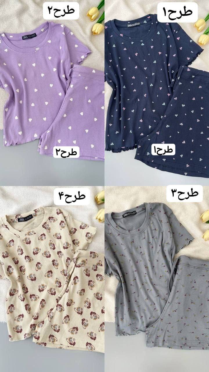 ست کراپ و شلوارک کبریتی کد 5065