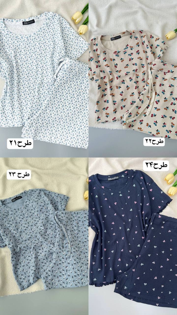 ست کراپ و شلوارک کبریتی کد 5065