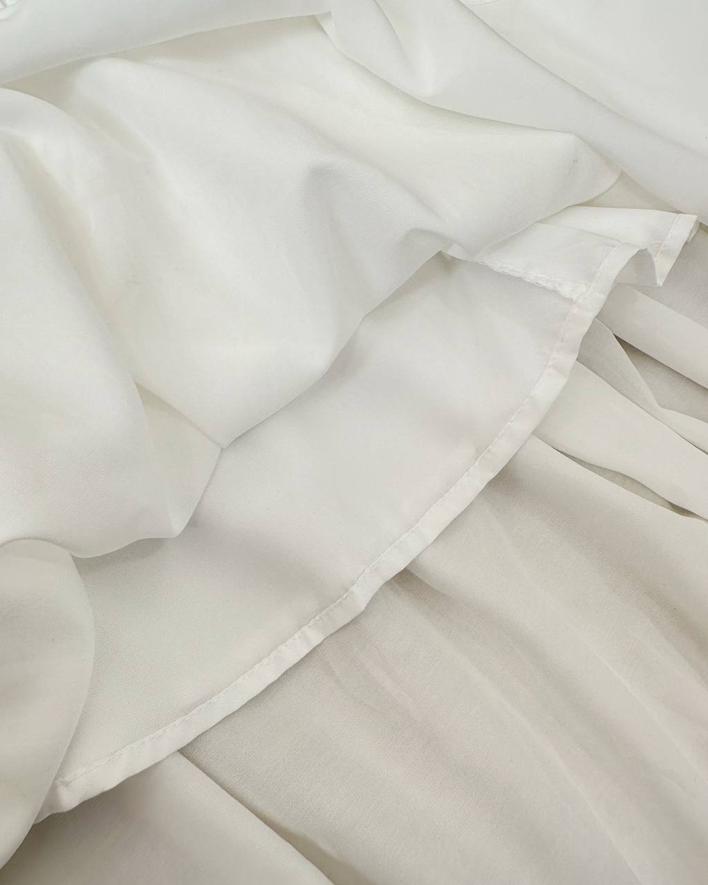 پیراهن سفید بلند کد 5067