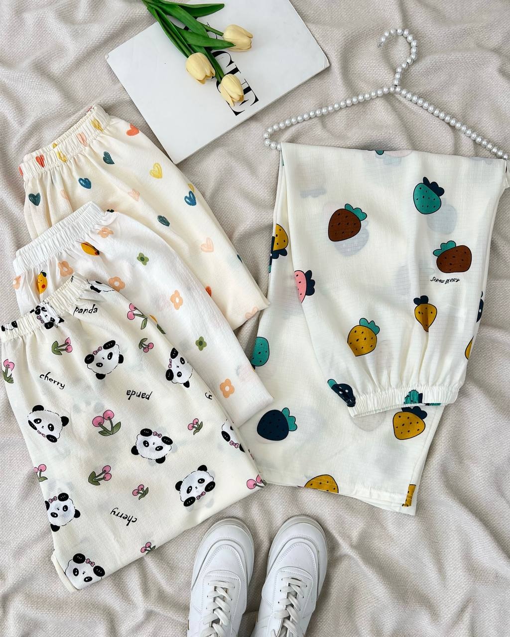 شلوار راحتی عروسکی کد 5079