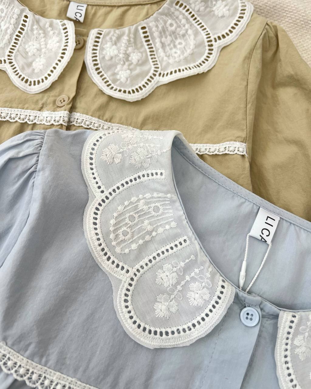 شومیز یقه ب ب سینه چین کد 5082