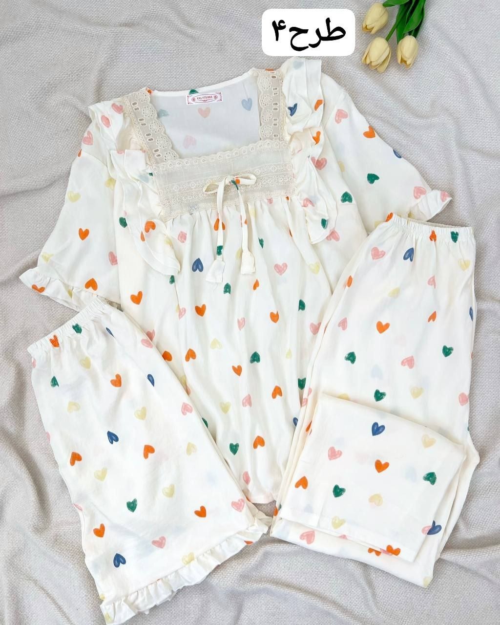 ست سه تیکه موسلین کد 5084