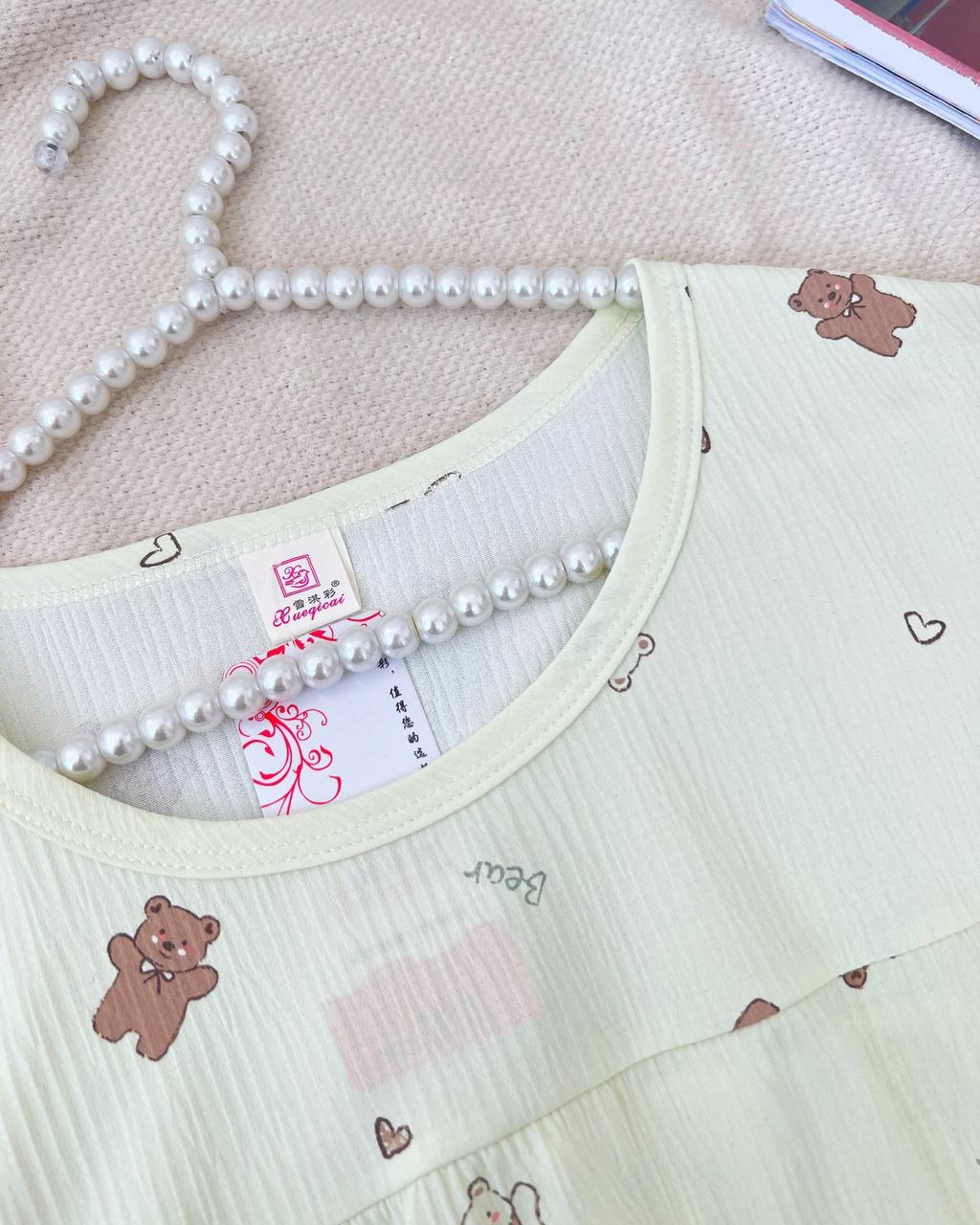 ست تیشرت و شلوار راحتی Bearکد 5089