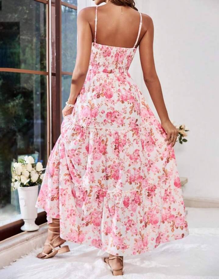 ساحلی بند تنظیمی گل صورتی کد 5091