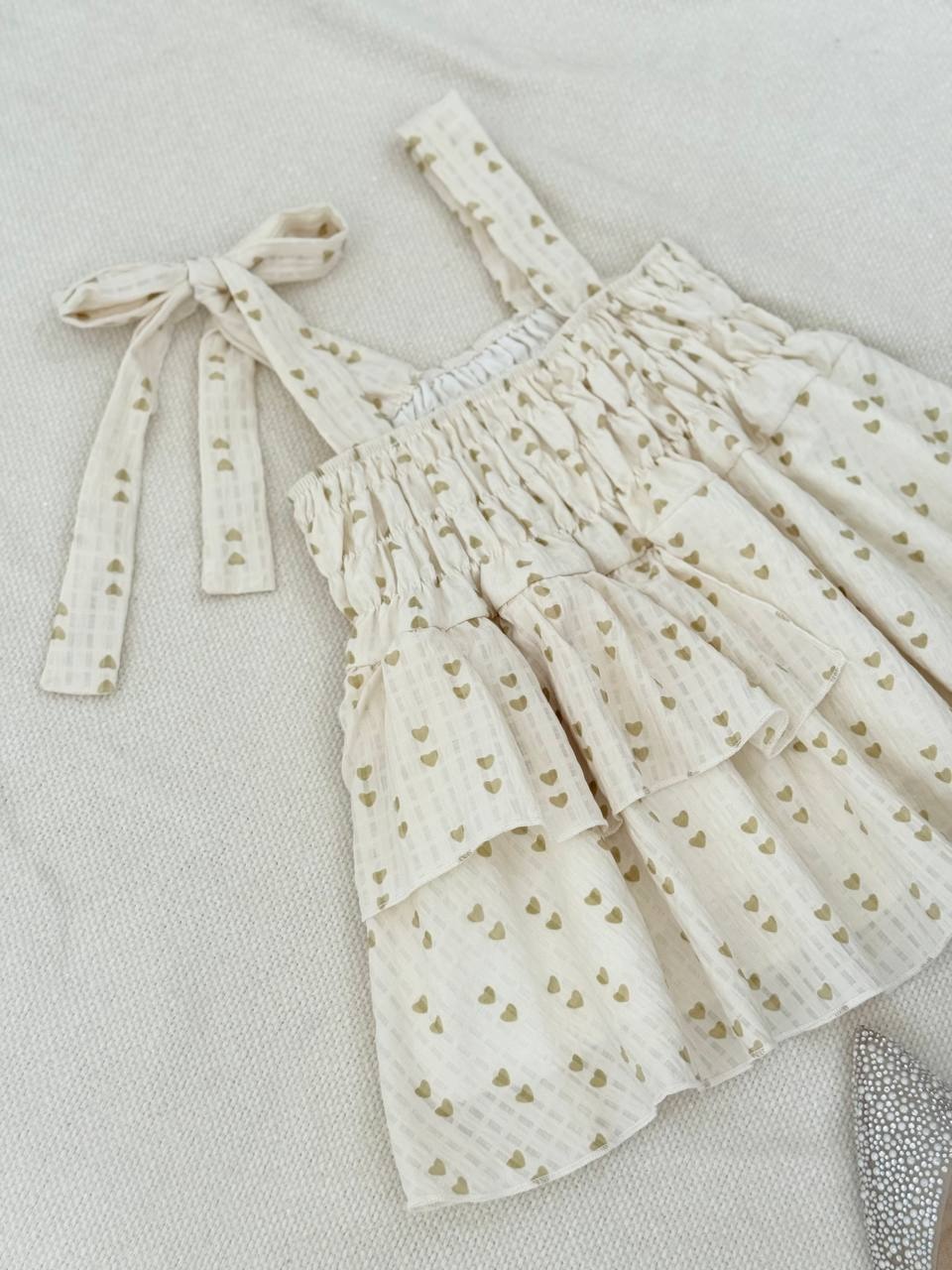 تاپ عروسکی سرشانه پاپیون کد 5095