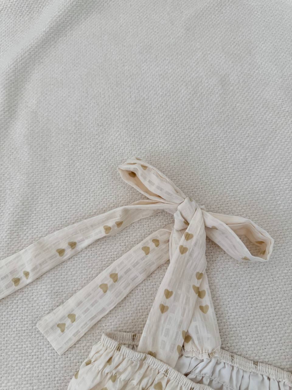 تاپ عروسکی سرشانه پاپیون کد 5095