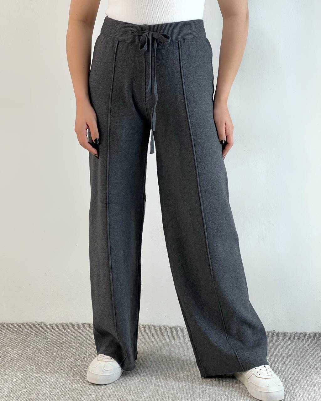 شلوار بافت نیم بگ کد 5107