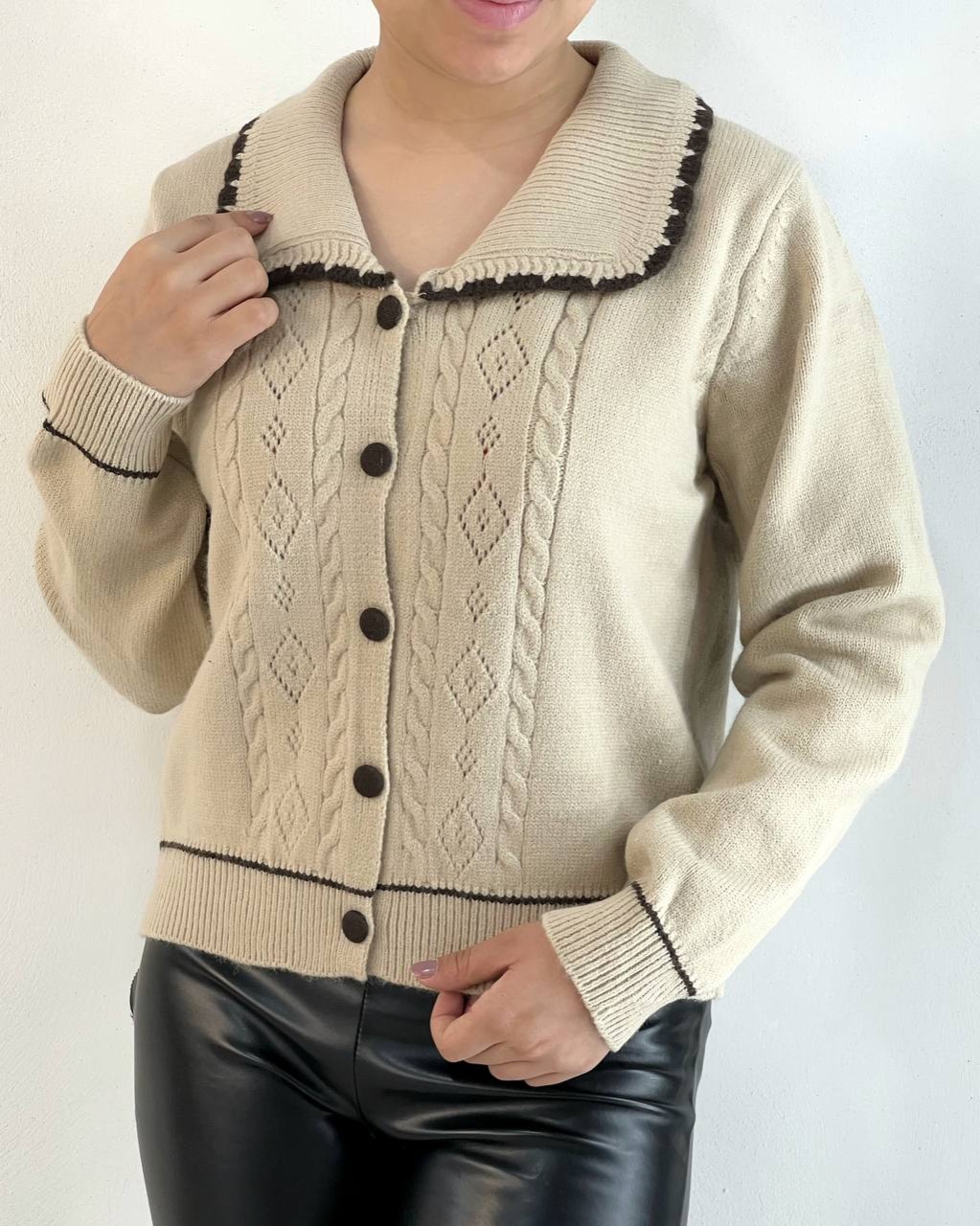 ژاکت بافت 7 رنگ کد 5112