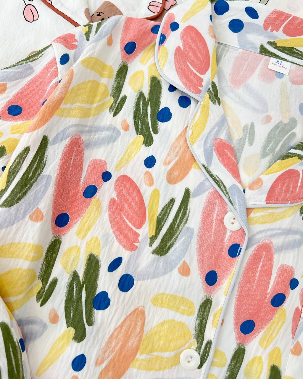 ست موسلین دوطرح کد 5115