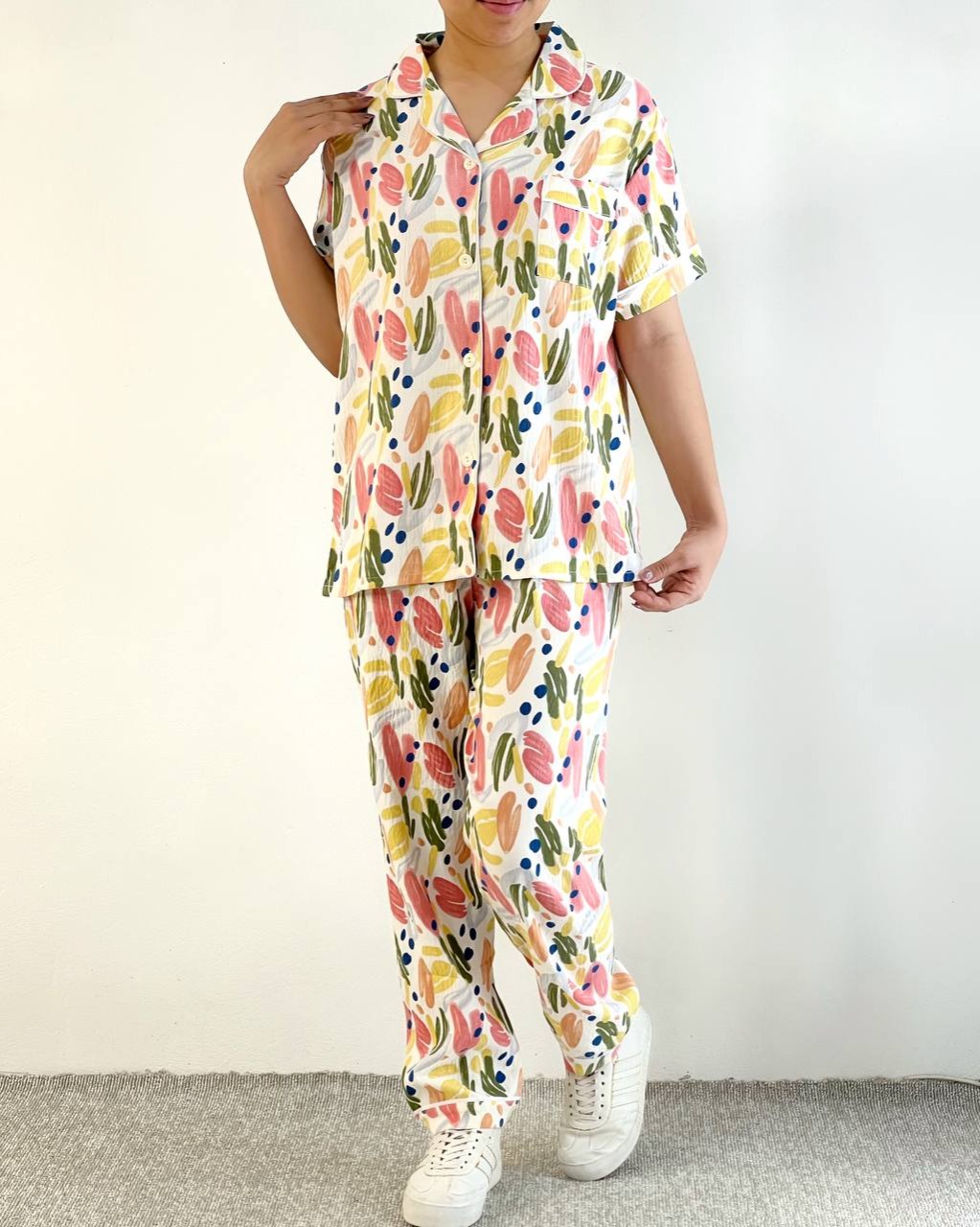 ست موسلین دوطرح کد 5115