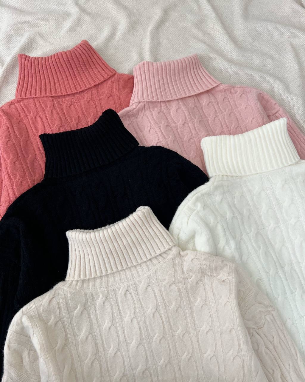 پلیور بافت یقه اسکی زنجیری کد 5120