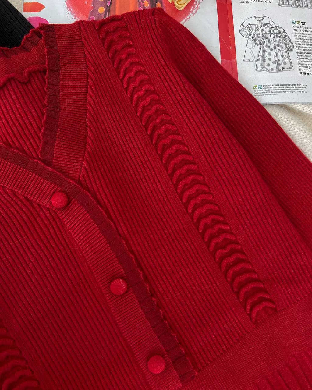 پیراهن بافت لبه تور دامن پلیسه کد 5122