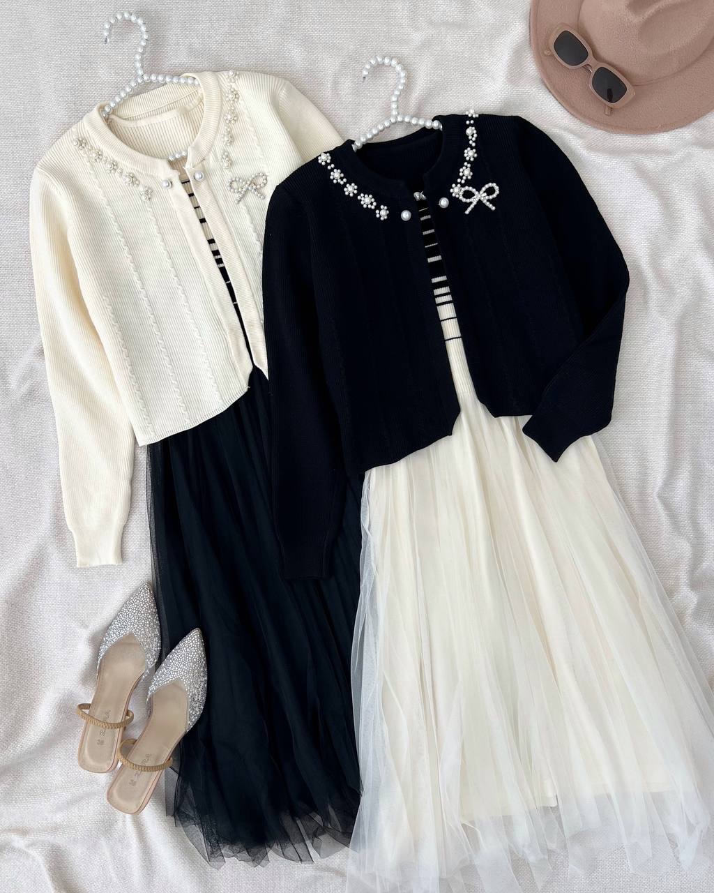 ست سارافون و رویی بافت کد 5126