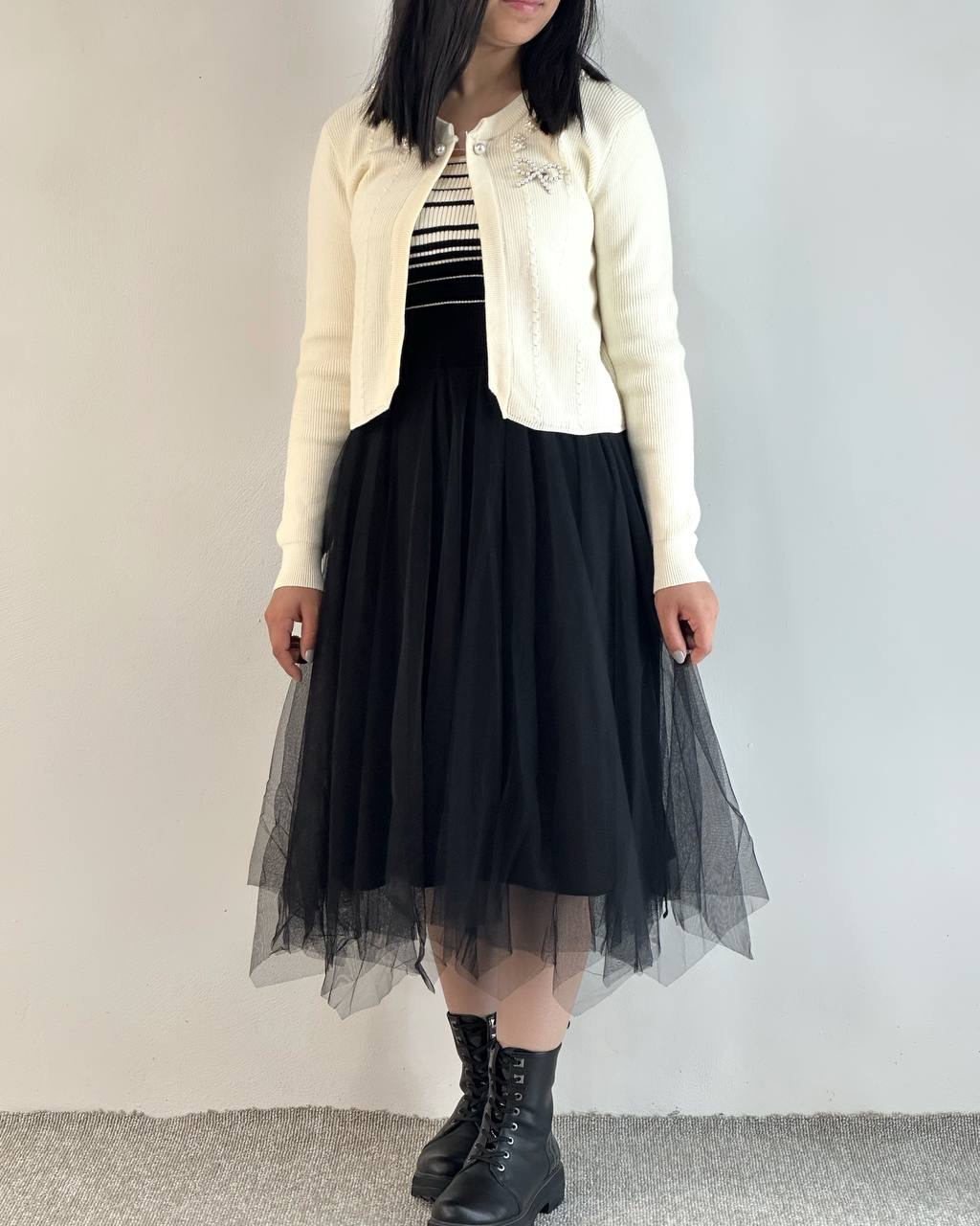 ست سارافون و رویی بافت کد 5126