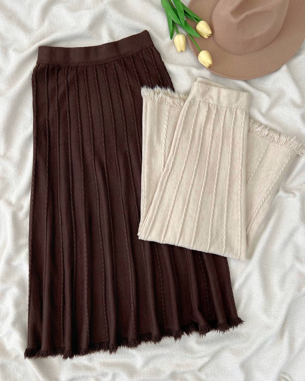 دامن بافت گرماژ بالا کد 5129