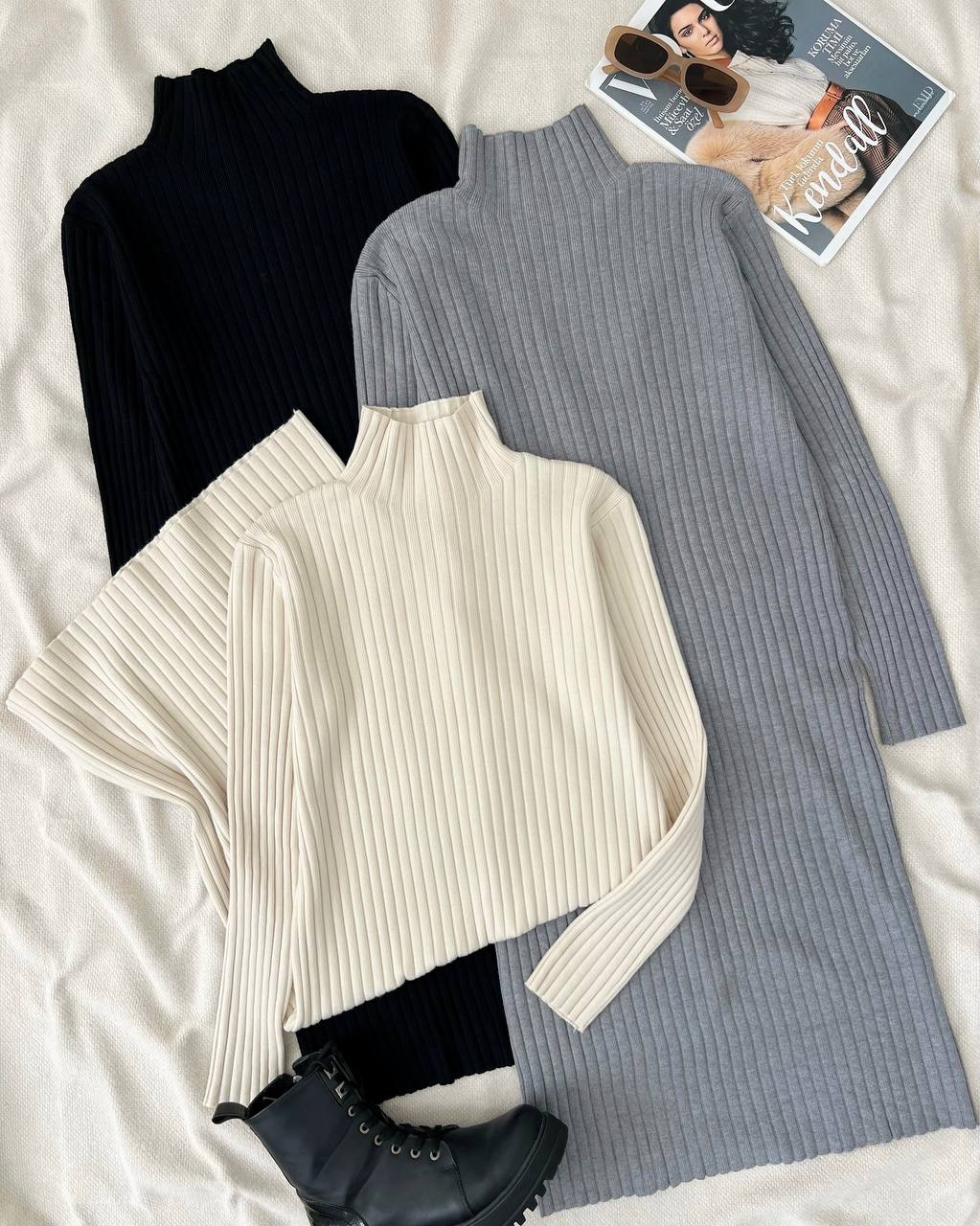 پیراهن بافت قد 100 کد 5139