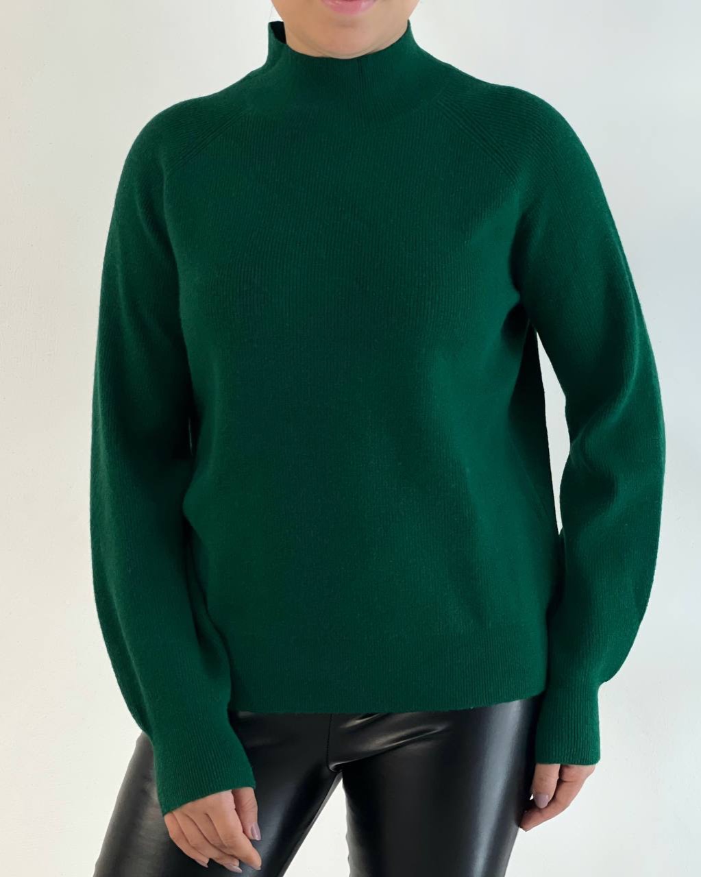 پلیور بافت یقه ایستاده آستین مچی کد 5151