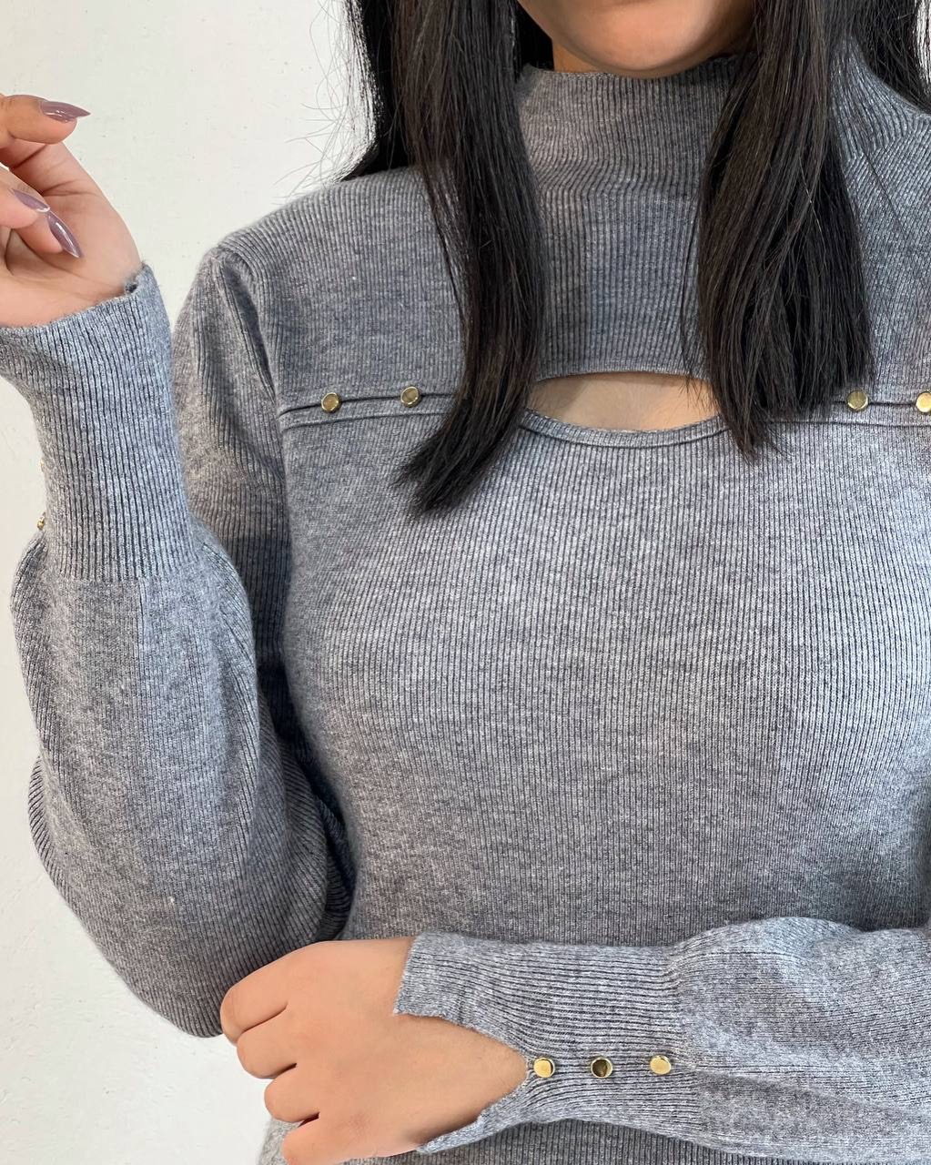 پلیور بافت گپ آستین مچی کد5153