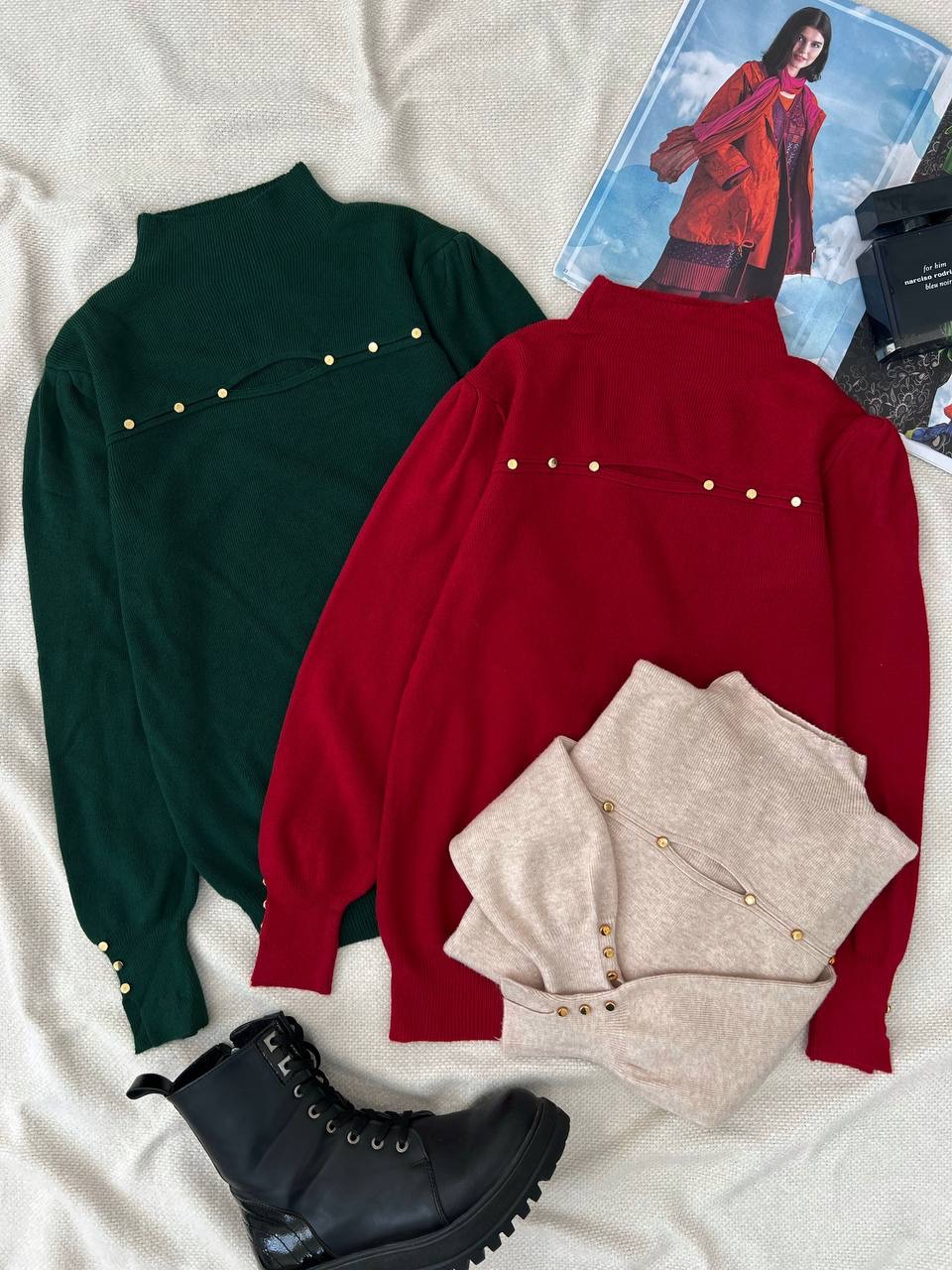 پلیور بافت گپ آستین مچی کد5153