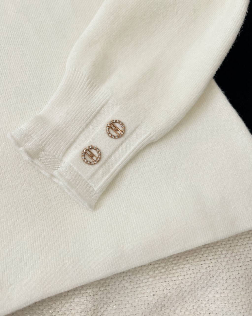 پلیور بافت دو رنگ گِرَم بالا تو خز کد5154