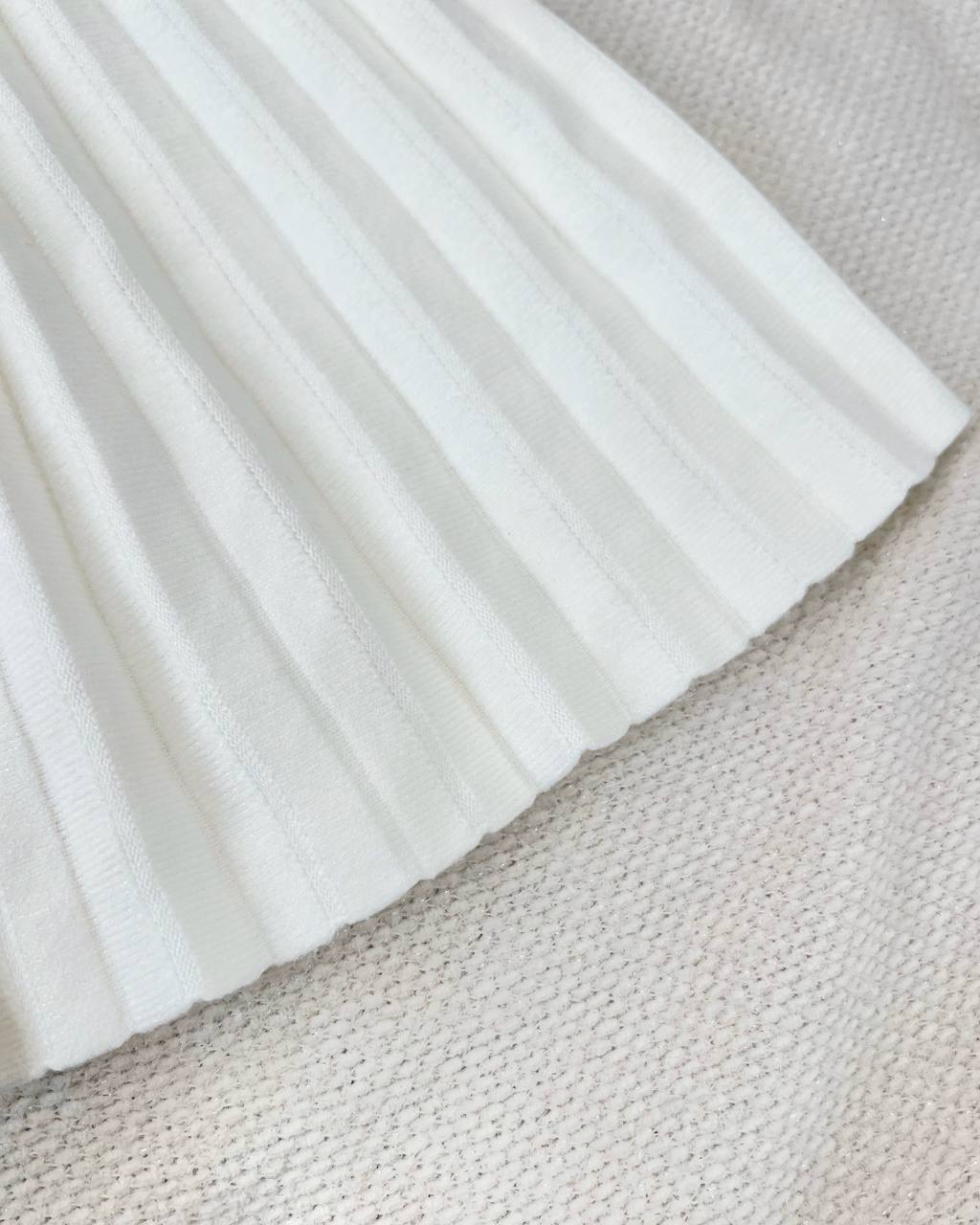 دامن کوتاه پلیسه بافت کد5155