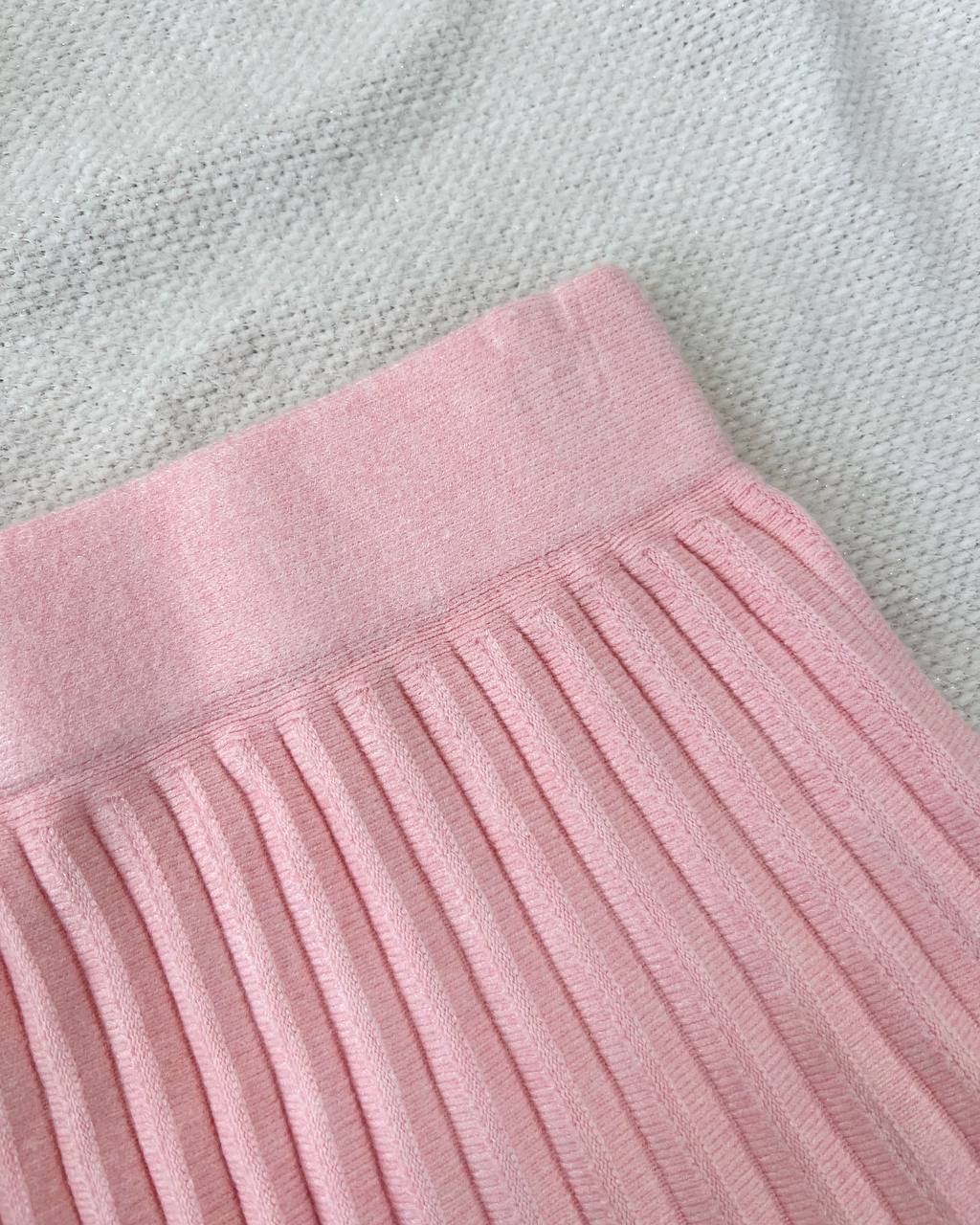 دامن کوتاه پلیسه بافت کد5155