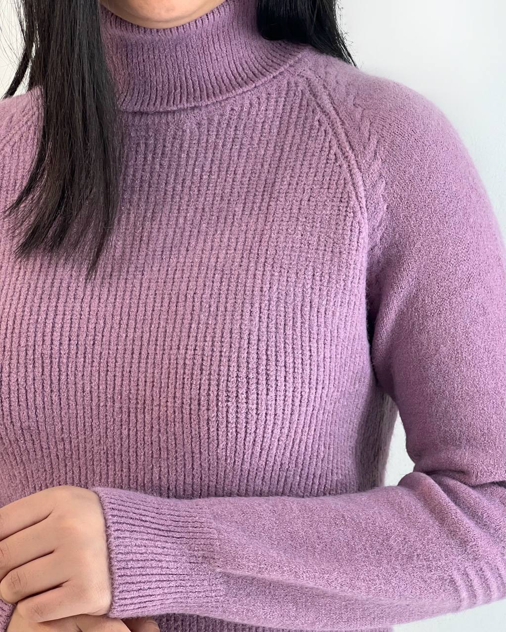 پلیور بافت یقه اسکی گرم بالا کد5161